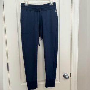 Navy blue Free People sweatpants, small